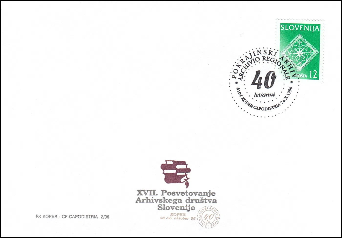 40 LET POKRAJINSKI ARHIV - 40 ANNI ARCHIVIO REGIONALE